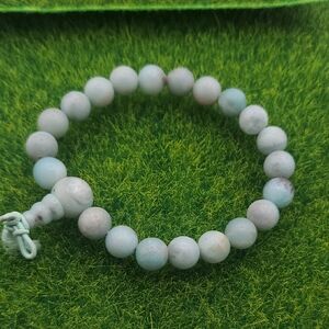 Earthy Jade Beaded Bracelet B3029